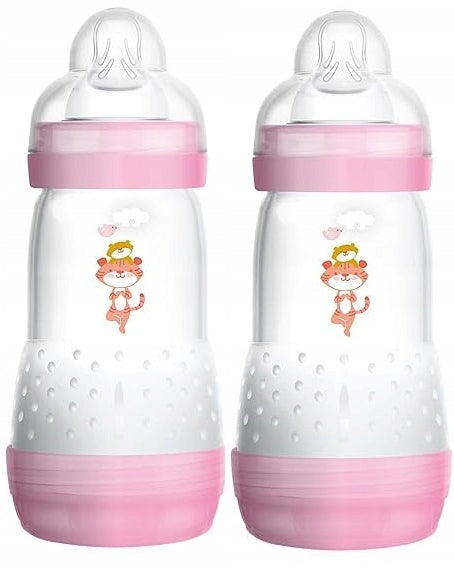 MAM Easy Start kólikaellenes cumisüveg 260 ml, 2 hónapos kortól, 2 db