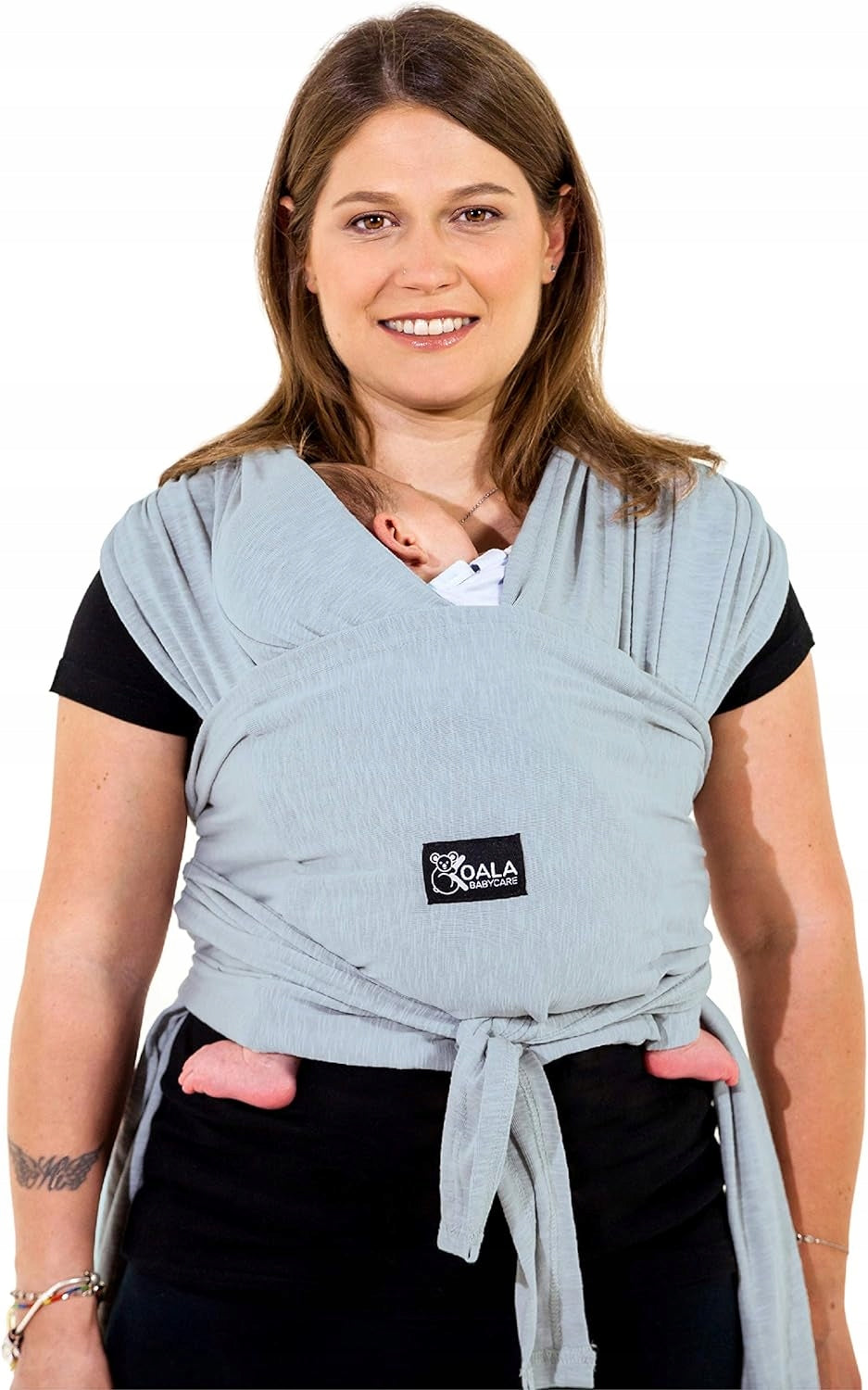 KOALA BABYCAREbaby sling/carriercolour blueage 0m +max. weight 10 kgmaterial 95% cotton, 5% spandexused