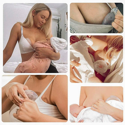 HAAKAA muszla laktacyjna do zbierania pokarmu BIEDRONKA