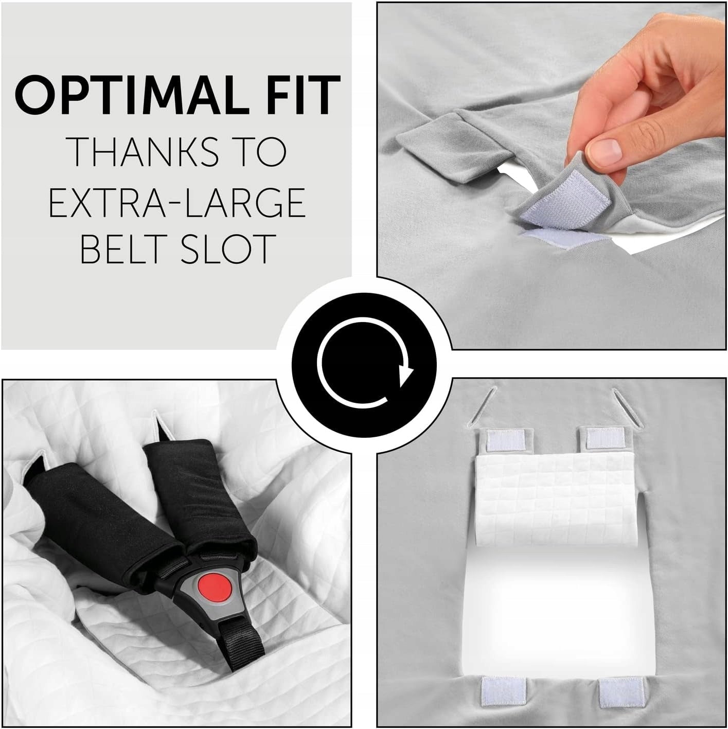 HAUCK SNUGGLE N DREAM otulacz do fotelika wózka kocyk