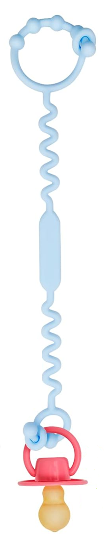 STRAPS FOR BABY attache-tétine en silicone, attache pour anneau de dentition et jouets 30 cm