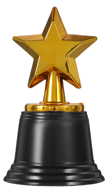 TODDMOMY statuetă trofeu din plastic STEA 12 cm