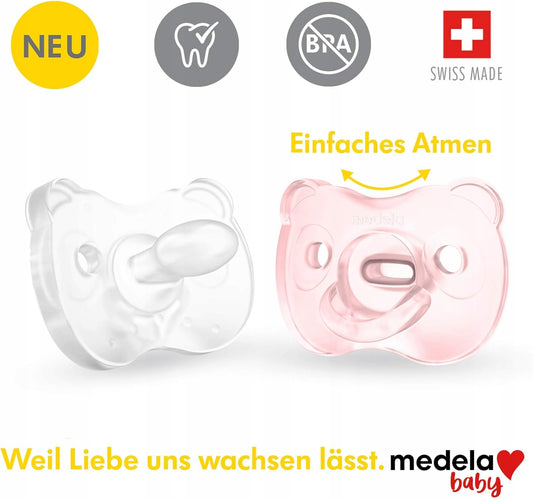 MEDELA suzetă calmantă x 2 silicon 0-6 luni