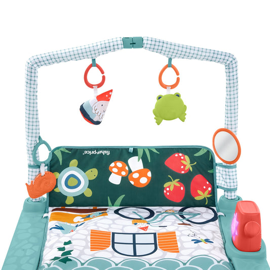 FISHER-PRICE izobraževalna igralna podloga 3v1 Hišica raziskovalca