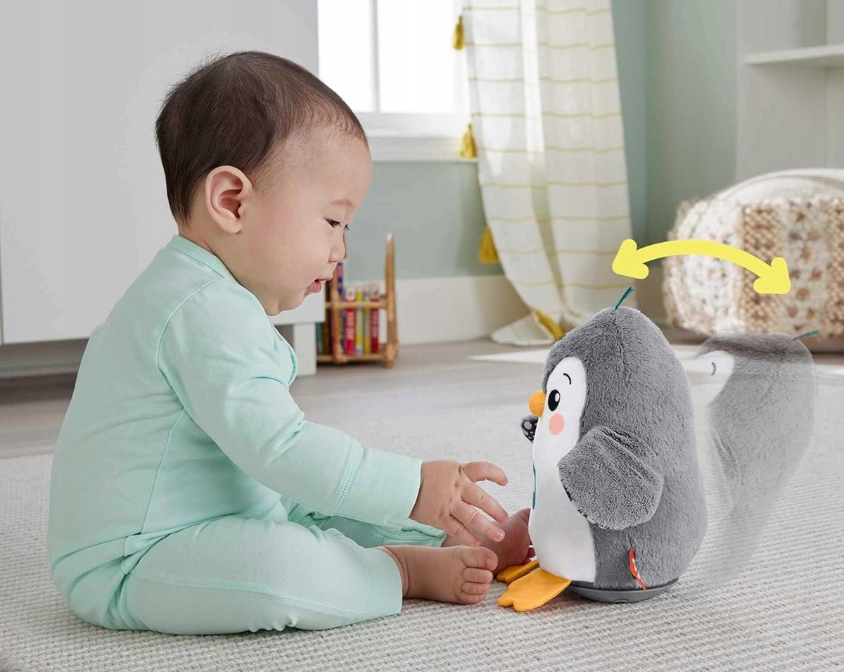 FISHER-PRICE HNC10 pinguin clătinător cu melodii, 21 cm