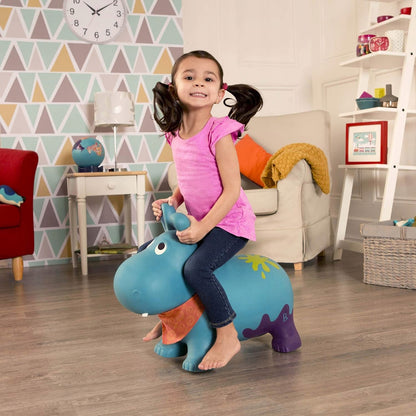 B.TOYS hipopotam GUMOWY SKOCZEK 61 cm + pompka