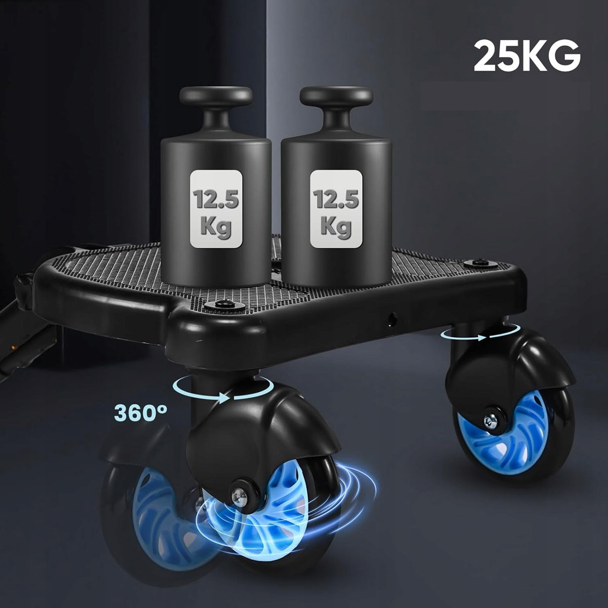 FNRIDS Universal-Buggyboard, Trittbrett für Kinderwagen, belastbar bis 25 kg
