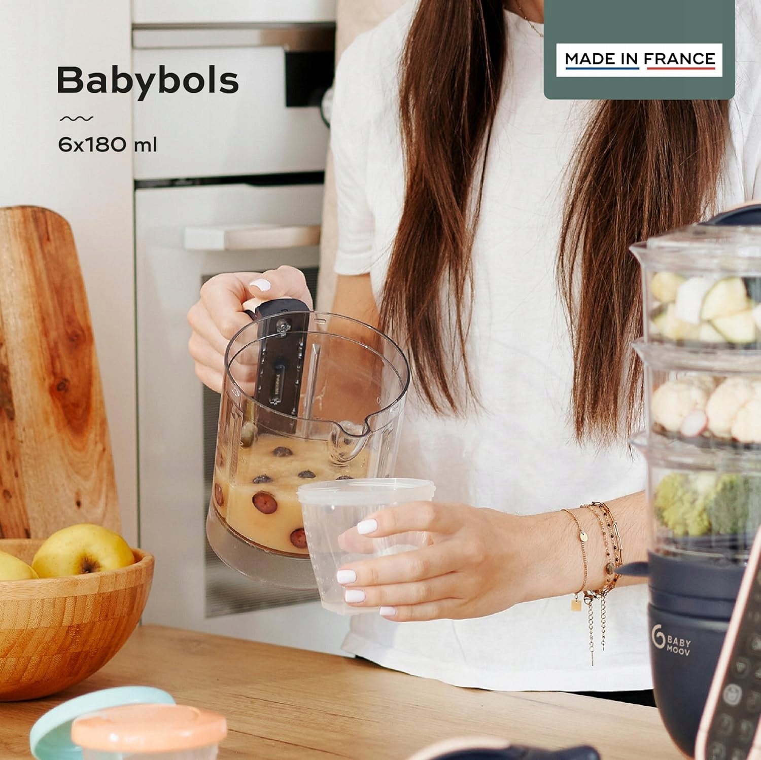 BABYMOOV Babybols pojemniki 6 x 180 ml