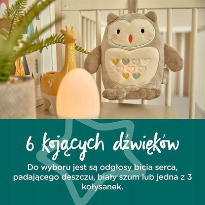 TOMMEE TIPPEE Sova Ollie PLIŠASTA IGRAČA z zvoki brez lučke