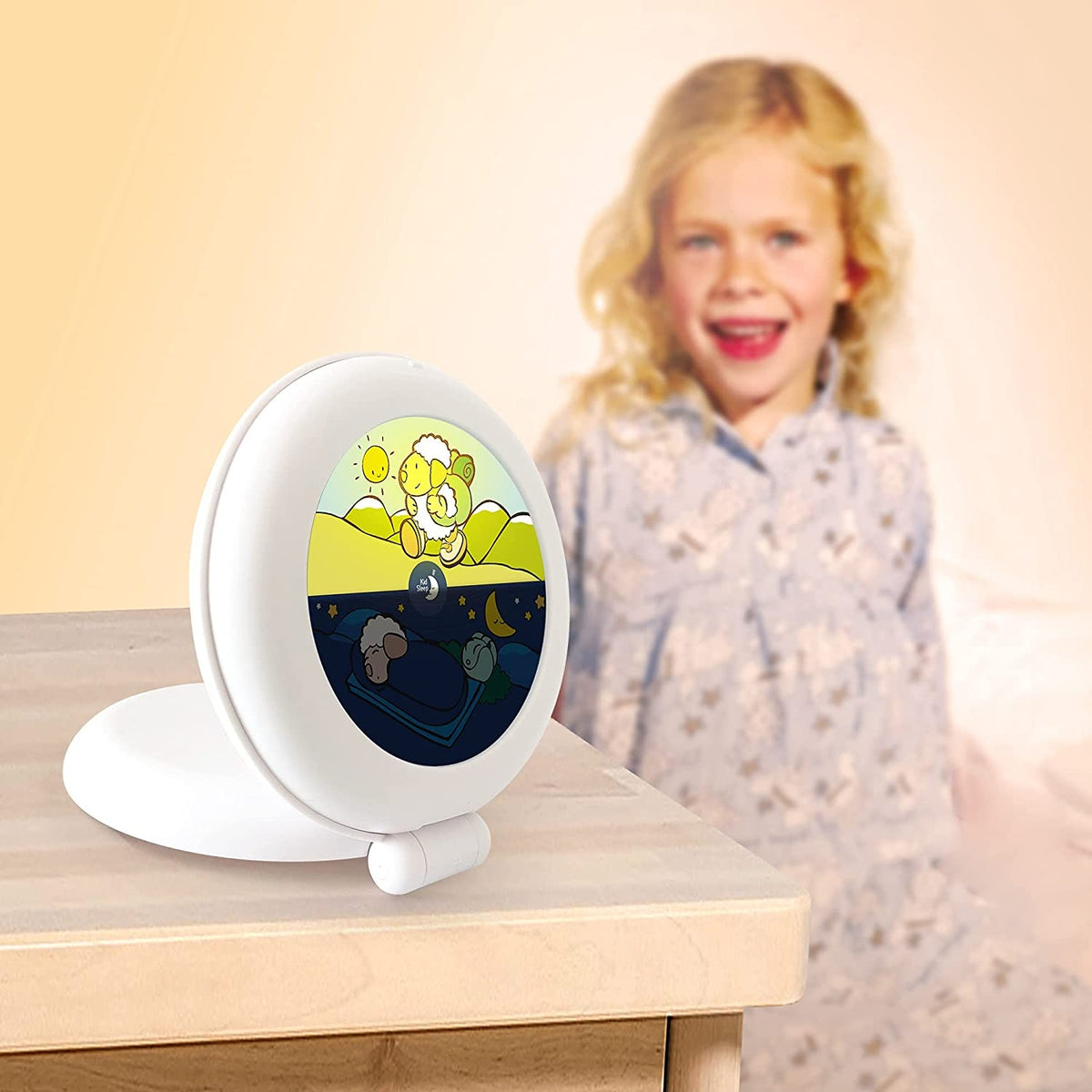 PABOBO Kid'Sleep ρολόι αφύπνισης ρυθμιστής ύπνου για παιδιά 2–3 ετών