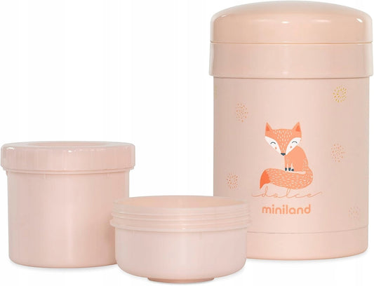 MINILAND Thermetic termoska na jedlo 700 ml + 2 nádoby