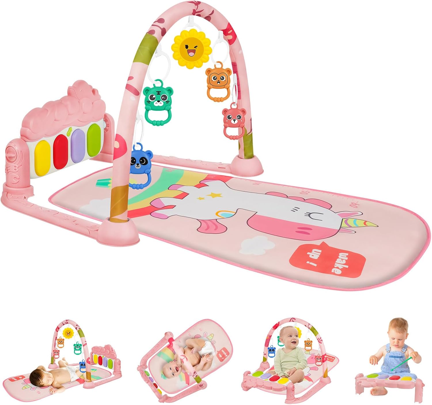AOMIG Educational Play Mat with Piano, 0–36 Months