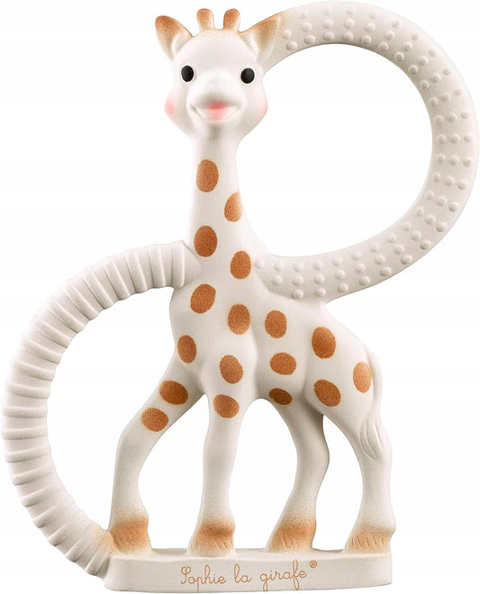 ŻYRAFA SOPHIE gryzak naturalny SO PURE 18CM, gryzak dla niemowląt z 100% naturalnego kauczuku