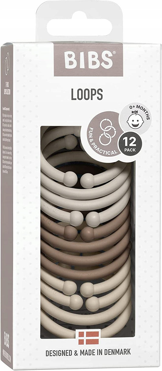 BIBS LOOPS 12x κρίκοι πολλαπλών χρήσεων