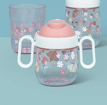 MEPAL Sippy Cup lonček proti polivanju z ustnikom, dvostranski 200 ml 6 m+