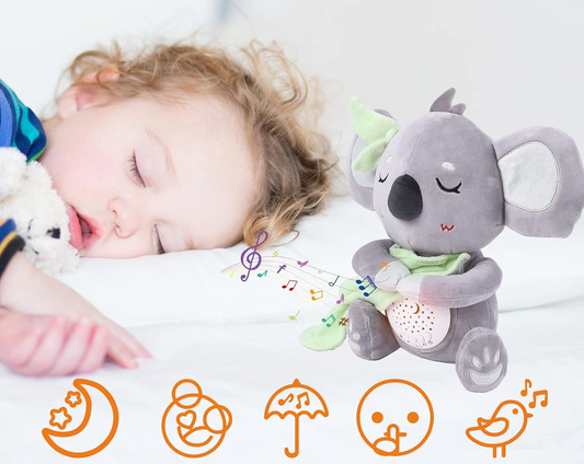 RONIPIC peluche con proiettore di stelle e 14 suoni KOALA 25 cm
