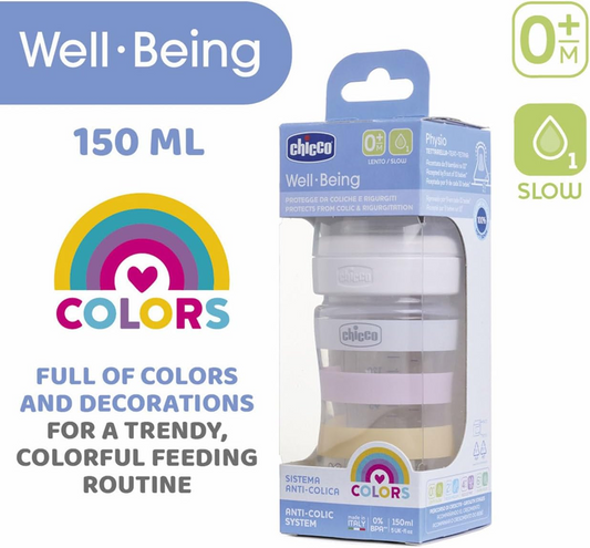 CHICCO butelka Well Being 0m+ 150ml – zdjęcie produktu 2
