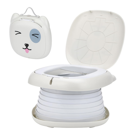 NK opvouwbare reispot draagbaar toilet + zakken en etui