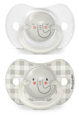 SUAVINEX succhietto SX PRO Day&Night x2 silicone 6-18m LUMINOSO