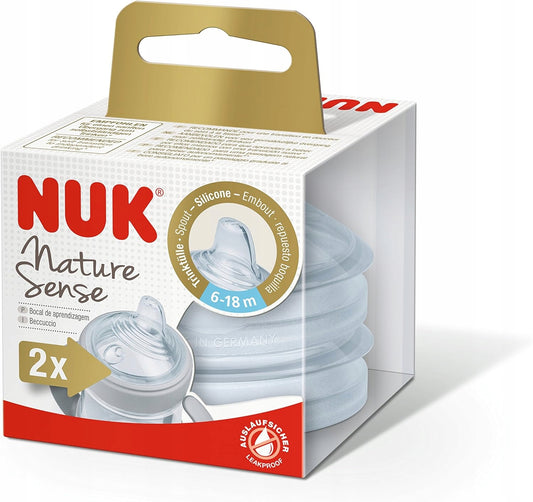 NUK Nature Sense tettarella per biberon x2 6-18 mesi
