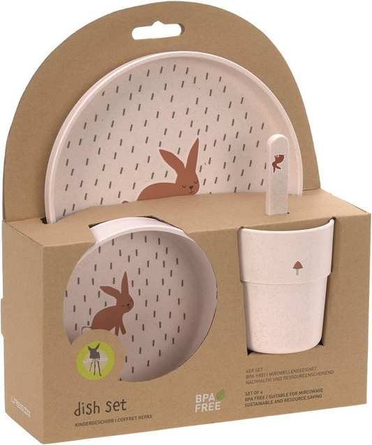 LASSIG conjunto de loiça sem melamina Little Forest Rabbit