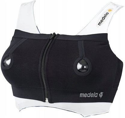 MEDELA gorset do laktatora EASY EXPRESSION M czarny, nowy gorset do odciągania pokarmu Medela