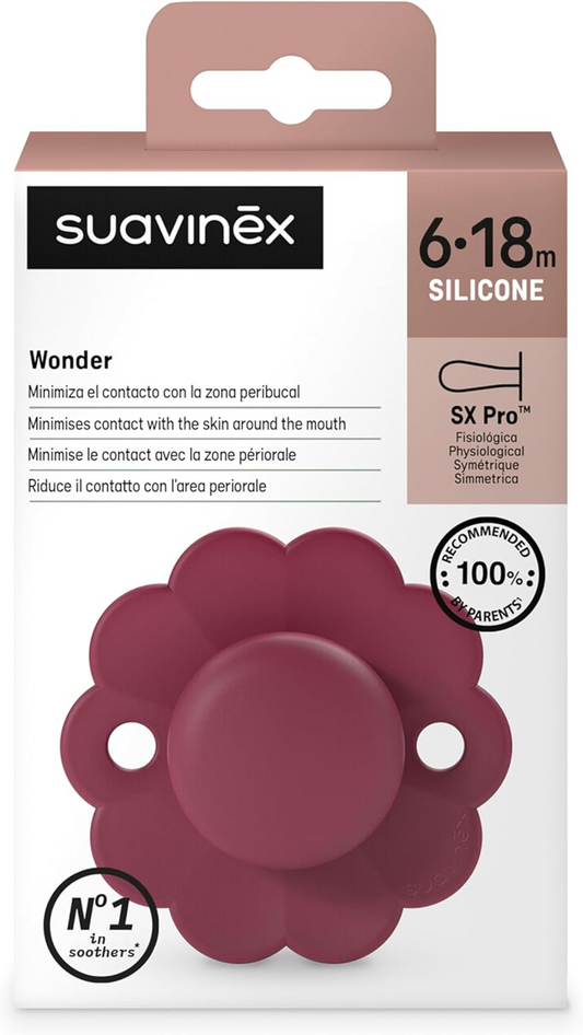 SUAVINEX Wonder nyugtató cumi 6–18 hónap szilikon SX PRO