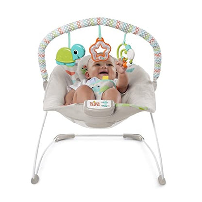Bright Starts Happy Safari leżaczek z melodiami i wibracjami