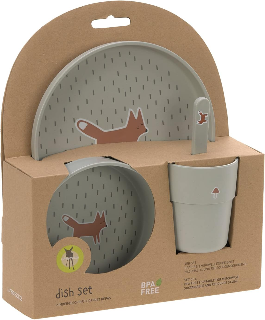 LASSIG Little Forest Fox children's tableware set