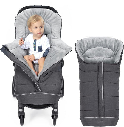 MIRACLE BABY uniwersalny śpiworek do wózków OCIEPLANY