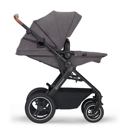 KINDERKRAFT B-TOUR carrinho multifunções 3 em 1 até 22kg + cadeira auto MINK PRO