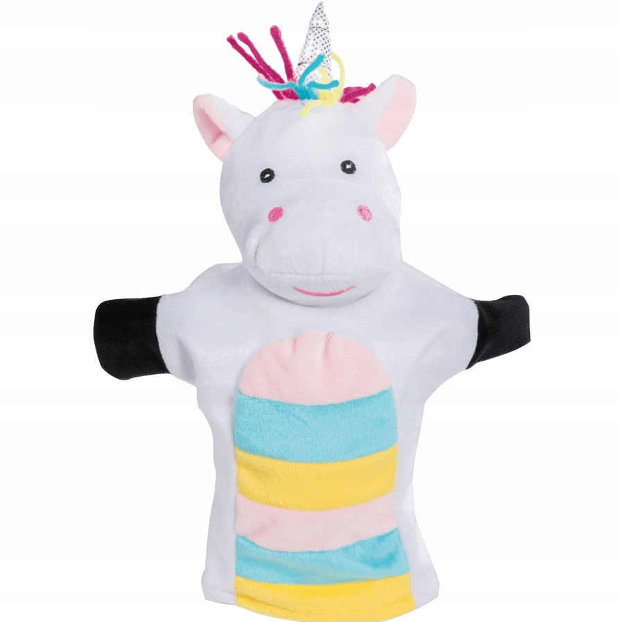 ROBA плюшена ръкавица за ролеви игри КРАВИЧКА 26 cm