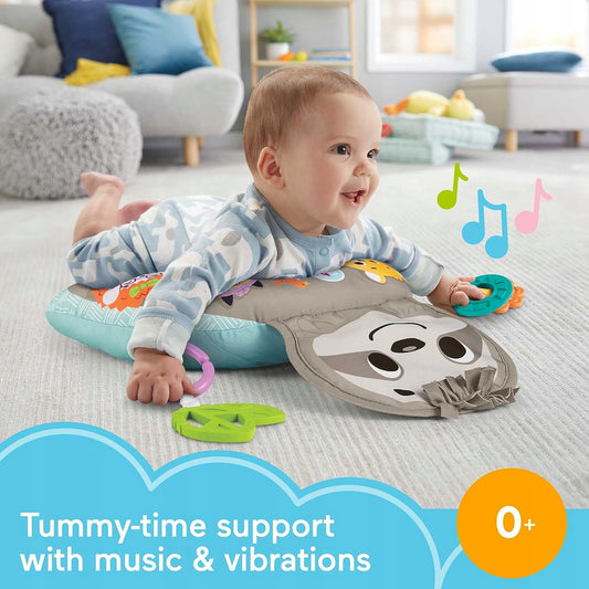 FISHER-PRICE almofada de brincadeira de barriga para baixo LENHADOR vibrações + música