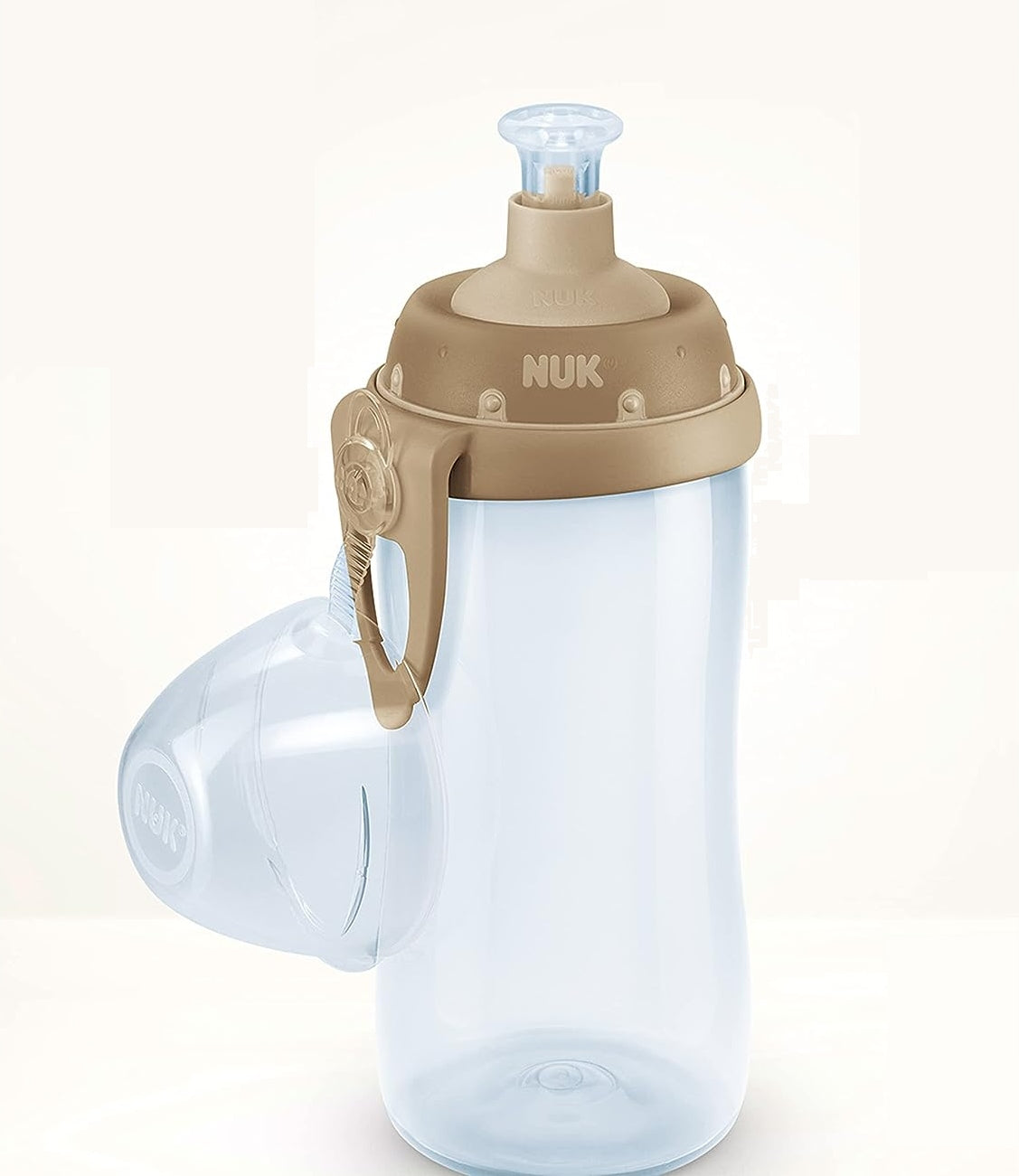 NUK Junior Cup BUTELKA 18 m+ ustnik push-pull 300 ml EFEKT KAMELEONA