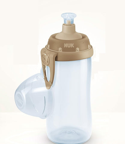 NUK Junior Cup BUTELKA 18 m+ ustnik push-pull 300 ml EFEKT KAMELEONA