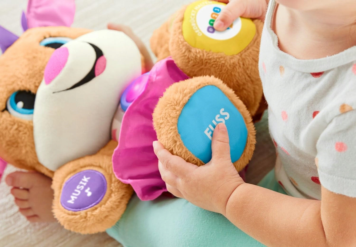 FISHER-PRICE FPP53 sestra štěněte v němčině