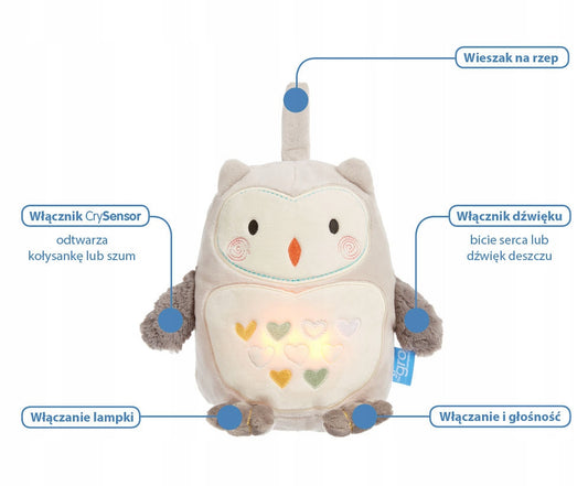 TOMMEE TIPPEE Uil Ollie knuffelgeluidjes zonder lichtje