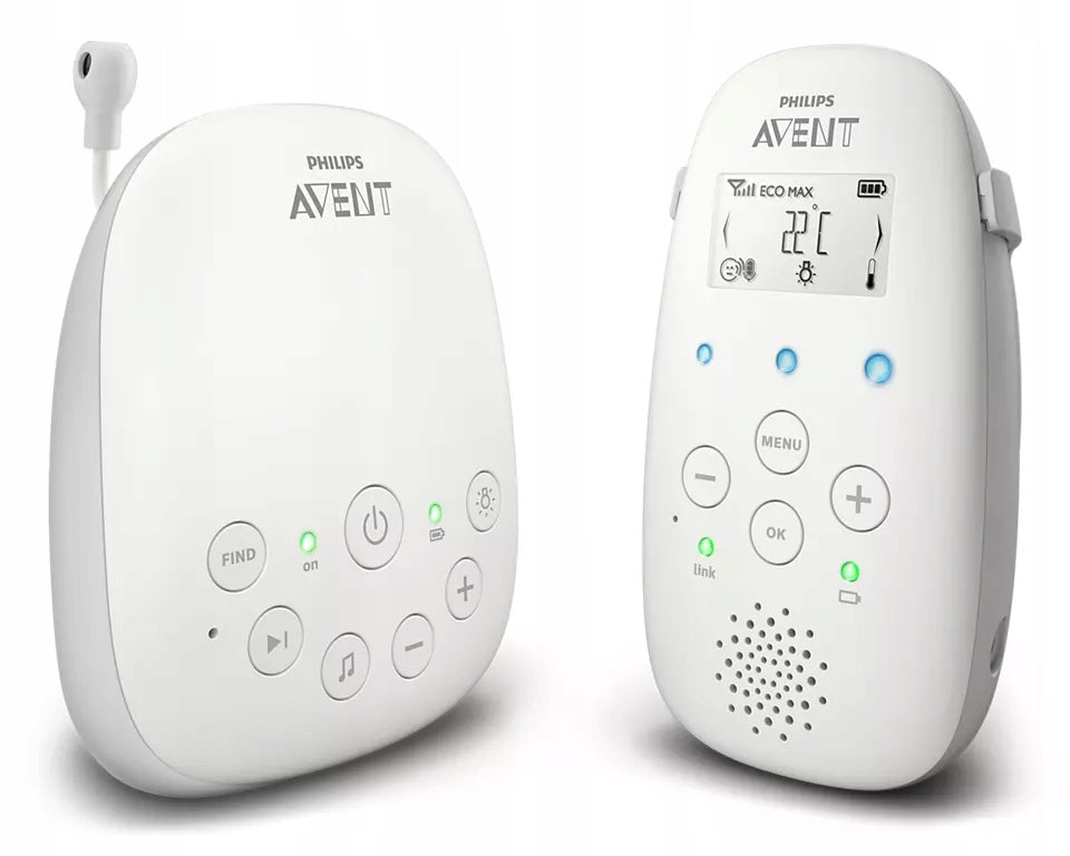 PHILIPS AVENT SCD713/26 elektronická audio pestúnka DECT Smart ECO