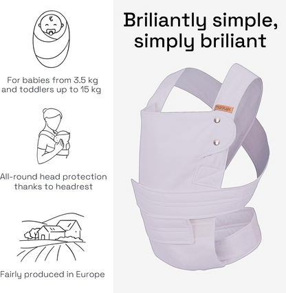 MARSUPI 2.0 ергономична носилка S/M 3,5 - 15 kg