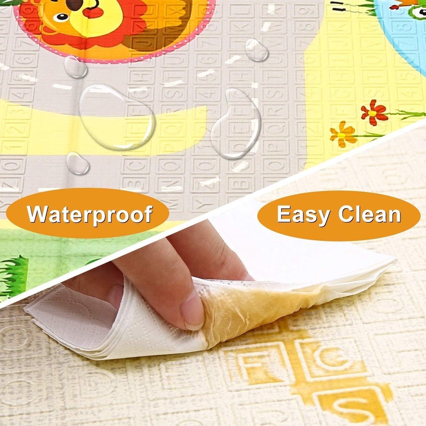 GUTSBOX double-sided foam play mat 180 x 120 x 0.5
