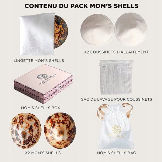 KREZUS Mom's Shells osłonki na brodawki z masą perłową
