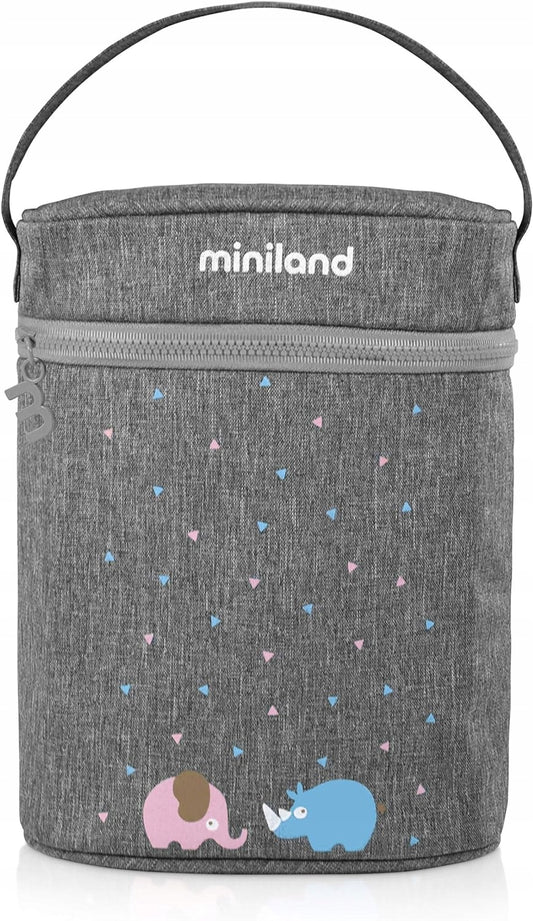 MINILAND Thermibag Double ΘΕΡΜΟΜΟΝΩΤΙΚΗ ΤΣΑΝΤΑ για μπιμπερό 2 x 500 ml