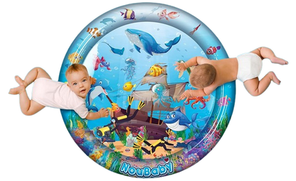 NouBaby XXL water mat with ocean motif