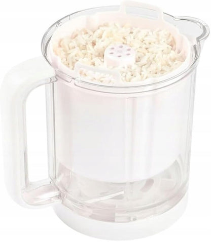 BEABAbasket for cooking pasta and riceage 7 m+colour whitematerial plasticfree of BPA, phthalates, leadnew