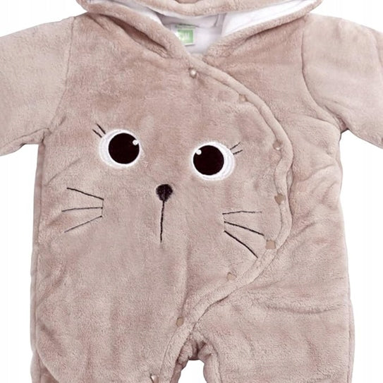 JIAMY tuta invernale con cappuccio 6-9 mesi 56 cm GATTO
