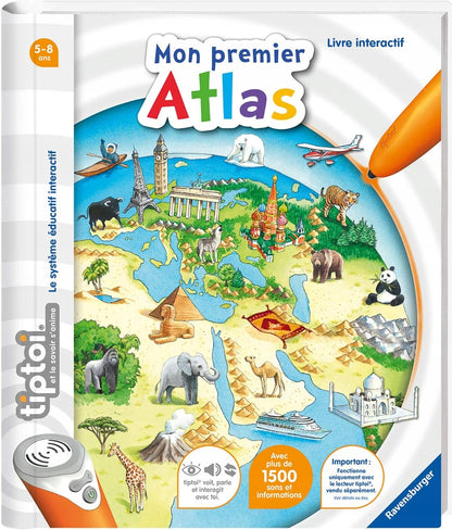 RAVENSBURGER TIPTOI атлас за интерактивната писалка ФРЕНСКА ВЕРСИЯ