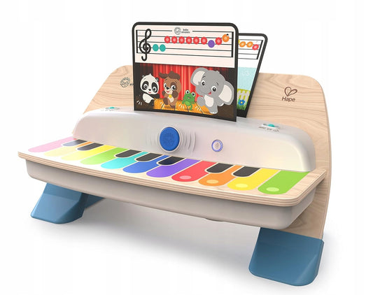 HAPE BABY EINSTEIN piano tactile en bois + 5 cartes musicales