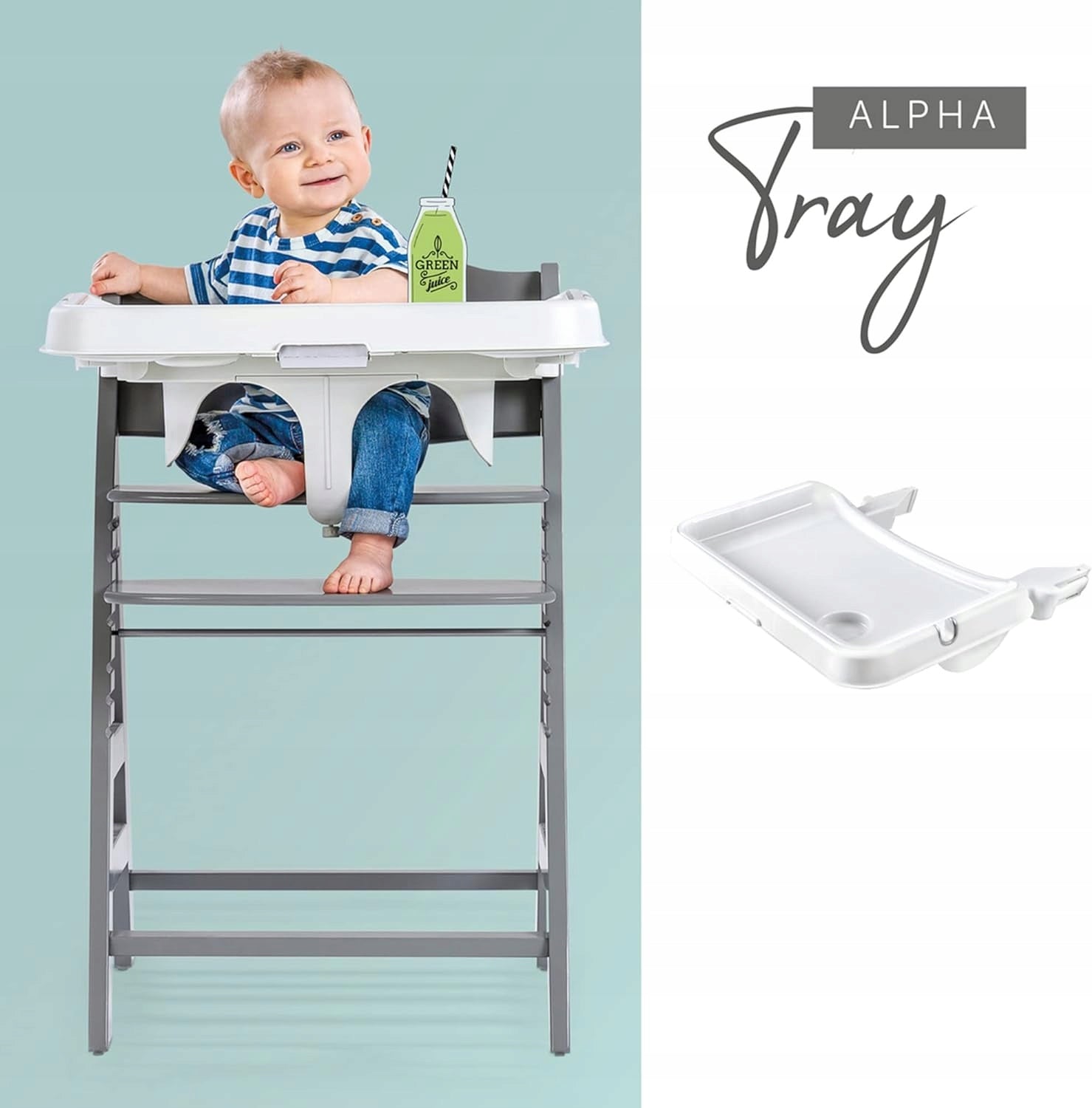 HAUCK Alpha+ Tray set de accesorii pentru scaunul de masă pentru copii