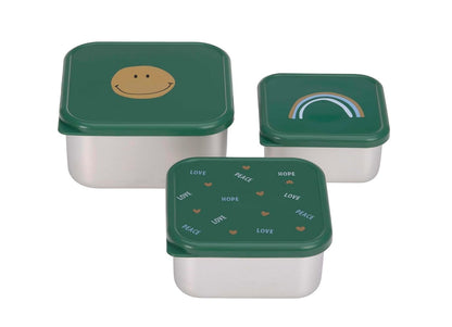 LASSIG Snackbox stalen SNACKDOZEN x3