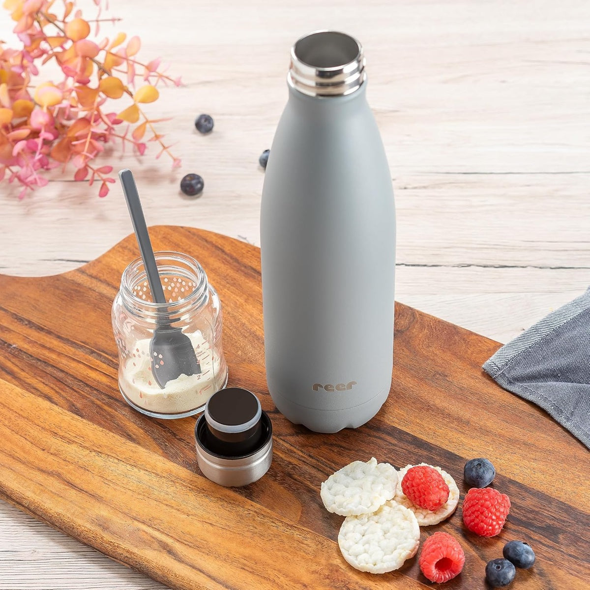 REER Colour biberon termic din oțel 500 ml